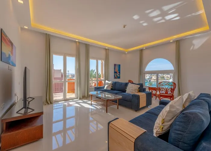 Lovely Sea View 2br In "three Corners Ocean View" Marina Abu Tig, El Gouna Apartment Hurghada