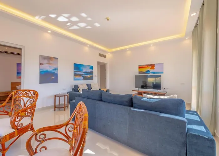 Lovely Sea View 2br In "three Corners Ocean View" Marina Abu Tig, El Gouna Apartment